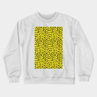 squiggly 80s on gold Crewneck Sweatshirt